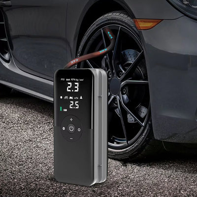 Compresor de aire portátil: la solución para llantas vacías