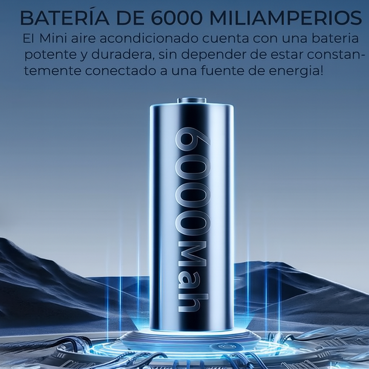 Mini Aire Acondicionado ClimaGo™.  ¡Di Adiós al Calor Intenso y Disfruta de Aire Frío al Instante con Ahorro de Energía!